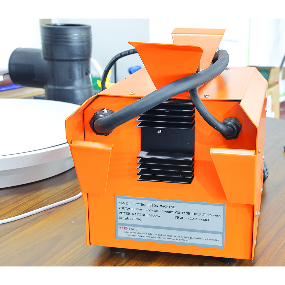 Máquina de soldadura por electrofusión portátil de estructura robusta de 20 mm a 200 mm